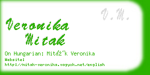 veronika mitak business card